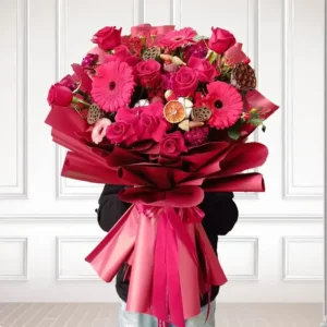 دسته گل سرخ