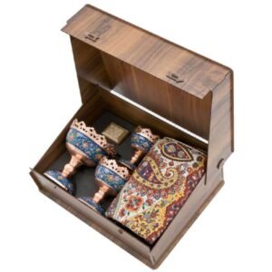 پک نفیس ترمه ابریشم و مس و پرداز