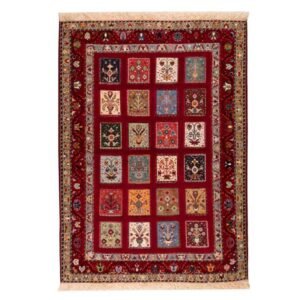 گلیم فرش نقش خشتی