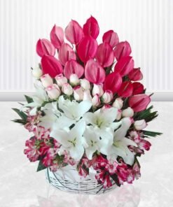 خرید سبد گل آنلاین- سبد گل پریا