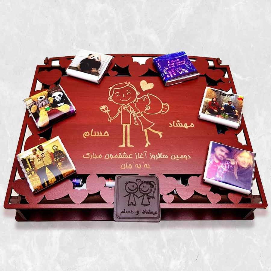 خرید آنلاین شکلات سفارشی عاشقانه