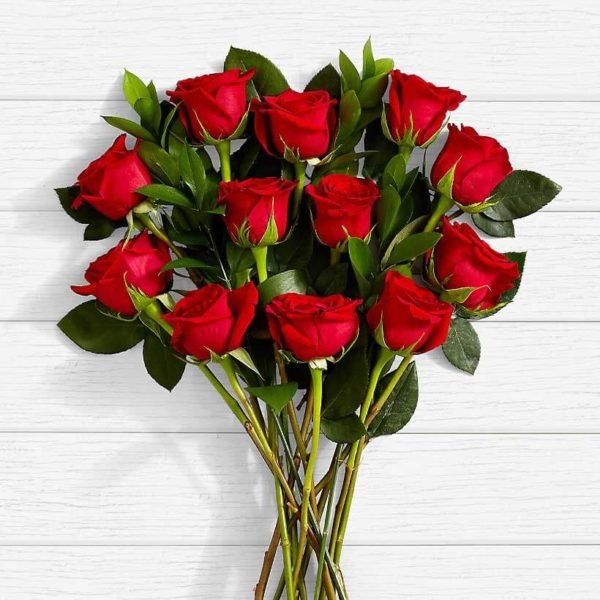 سفارش گل اینترنتی- دسته گل رز قرمز