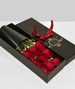 باکس گل رز قرمز