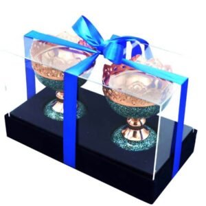 پک مس و فیروزه در باکس پلکسی