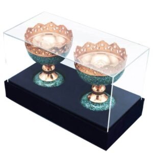 پک مس و فیروزه در باکس پلکسی