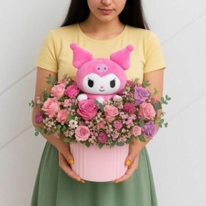 باکس گل و عروسک کرومی