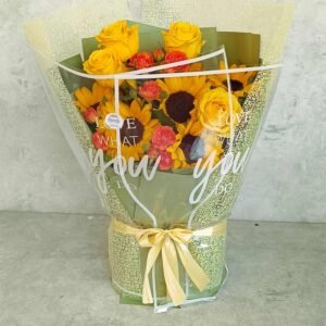 دسته گل زرد