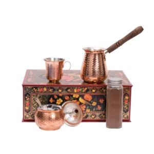 ست هدیه قهوه جوش مسی