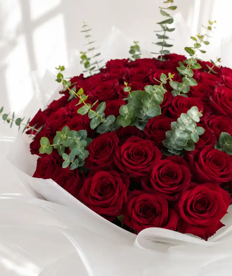 دسته گل رز کینگ