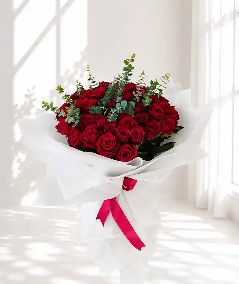 دسته گل رز کینگ