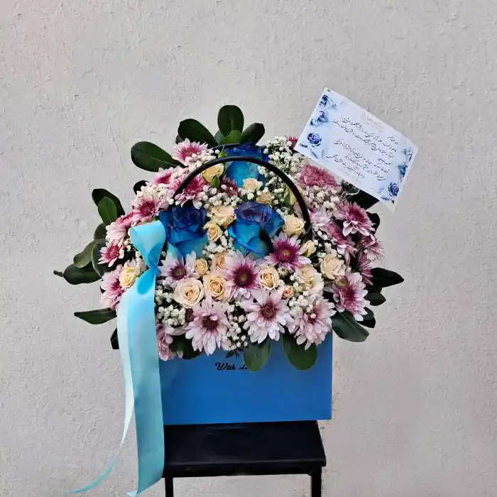 باکس گل به رنگ پدر