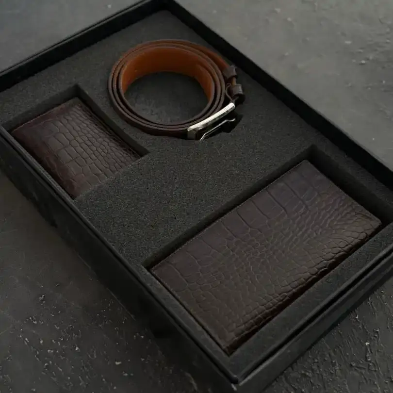 نیم ست مردانه چرم طبیعی