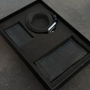 نیم ست مردانه چرم طبیعی